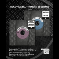HAUNT / HITTEN Heavy Metal Thunder Sessions #3 Split 7" BLACK , PRE-ORDER [VINYL 7"]